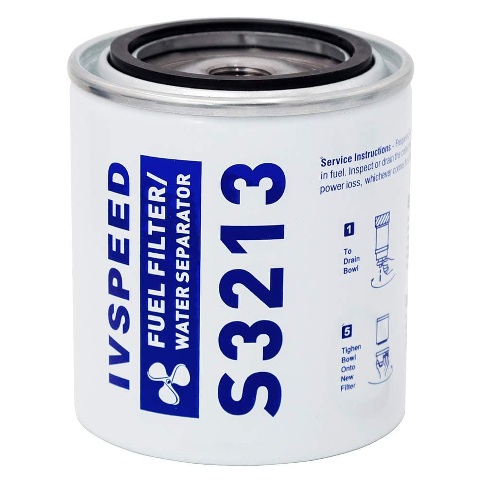 Outboard Fuel Filter Water Separator OEM Replacement S3213 ELEMENT for Marine Yamaha Racor Sierra 10 Micron with seal