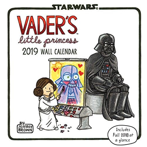 Vader's Little Princess 2019 Wall Calendar