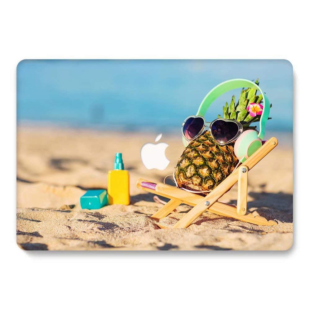 Mac Book Pro 16 inch Case 2019 Release, Jiehb Mac Book Protection Case for New Mac Book Pro 16 Inch Retina with Touch Bar Touch ID Model: A2141 - Pineapple