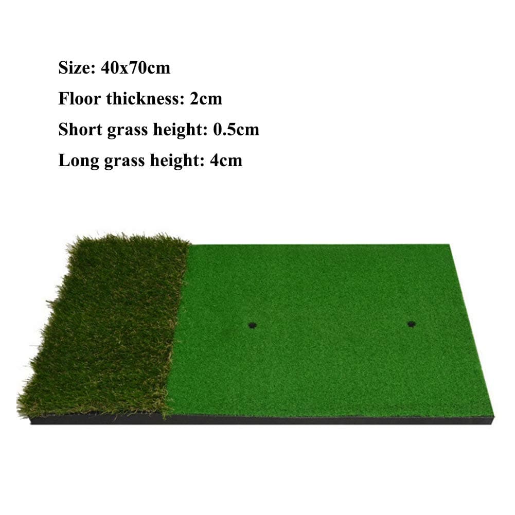Savlot Golf Mat Golf Hitting Mat Golf Training Aids Rubber Grassroots Golf Chipping Mat Residential Practice Hitting Mat Rubber Tee Holder Golf Turf Chipping Mat