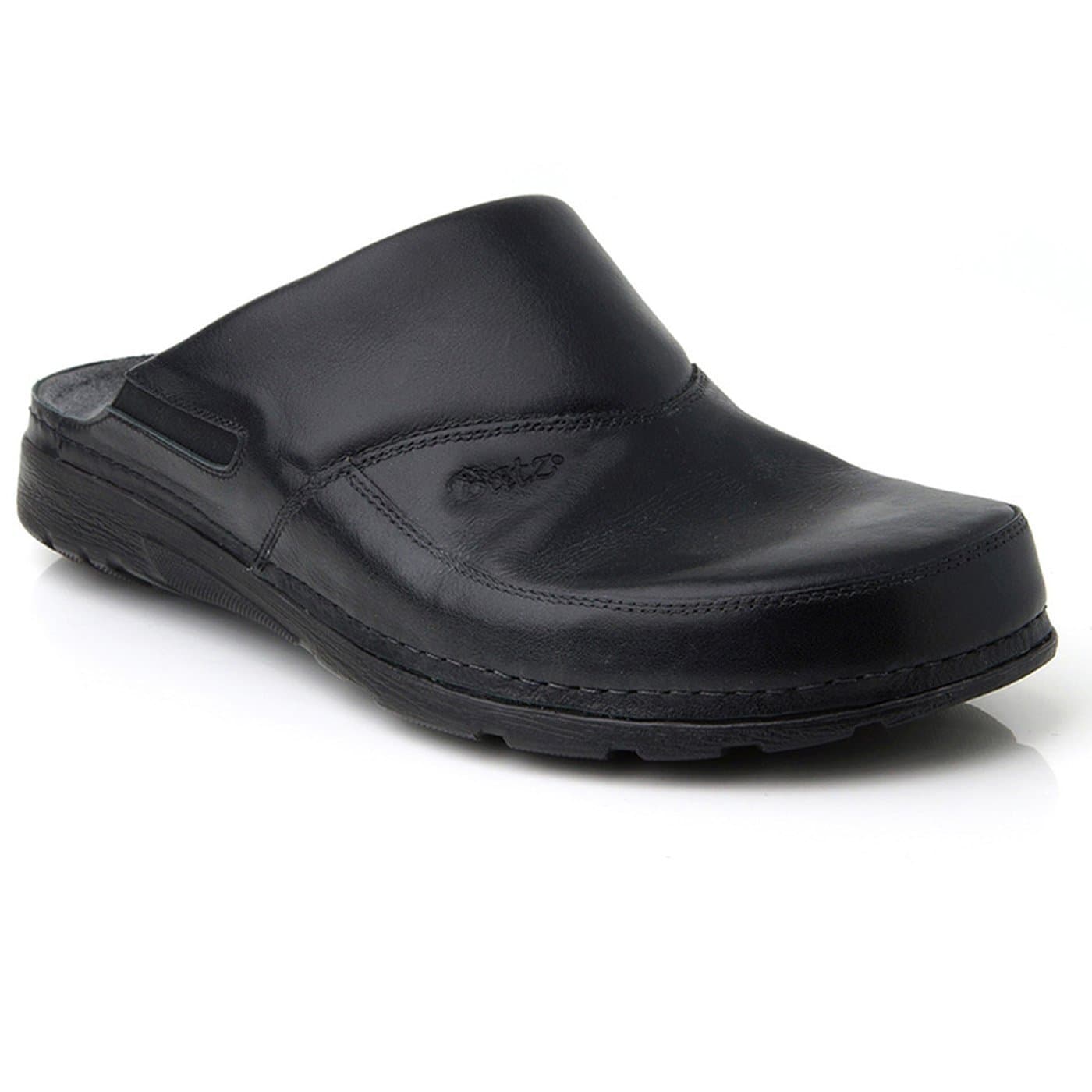 BATZ Peter Leather Mens Slip-on Clogs Mules