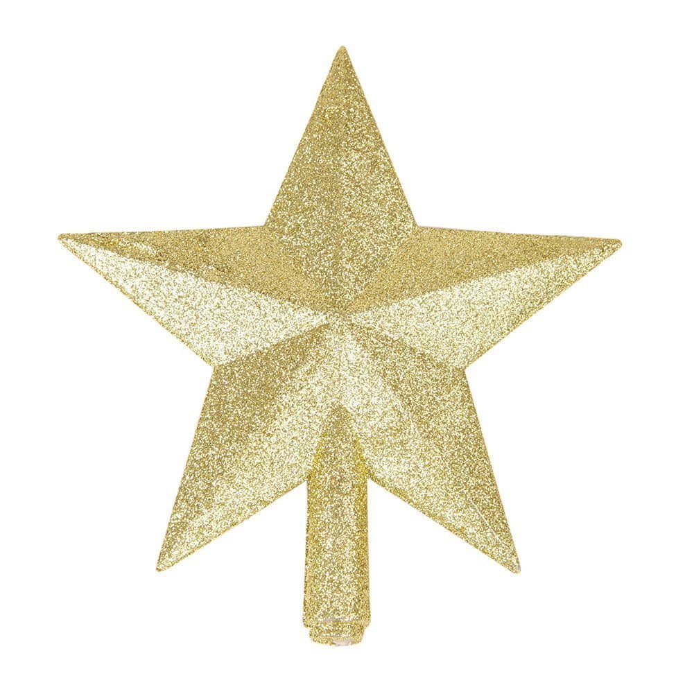 3D Glitter Star Christmas Tree Topper Decoration