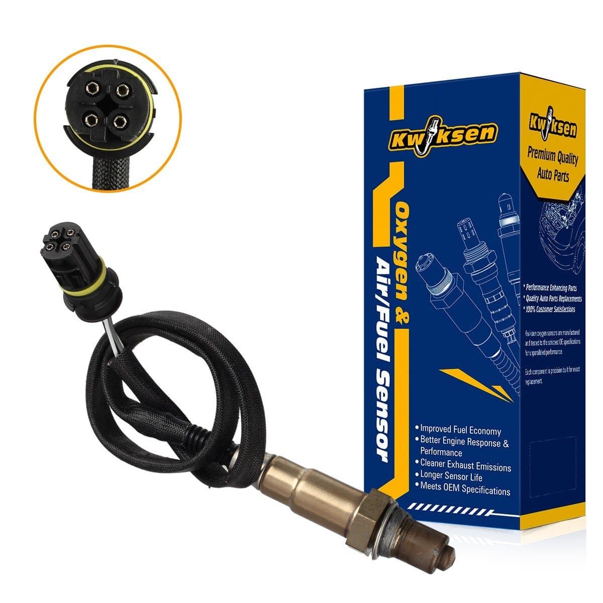 Upstream Right Oxygen O2 Sensor 234-4857 Bank 2 Sensor 1 Replacement for Kia Borrego 3.8L 2009-2011/Kia Sorento 3.8L 2007-2009