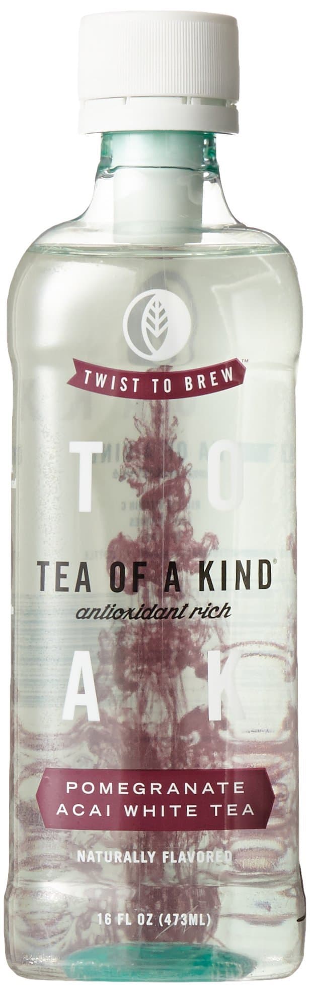TOAK Acai White Tea, Pomegranate, 12 oz