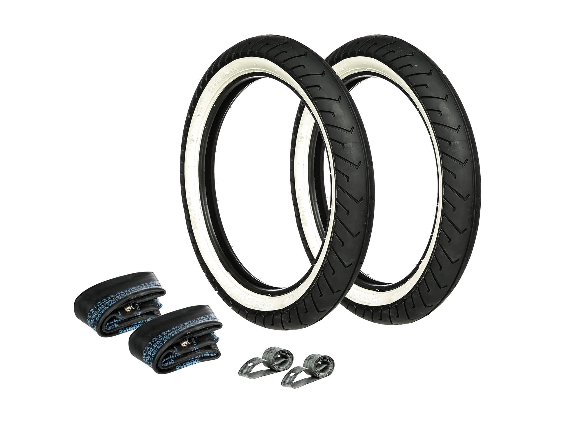 SET: 6-piece white tire MITAS - SAVA - 2.75 x 16 + 2x tubing + 2x rim tape for Simson S50 S51 S53 S70 Schwalbe Kr51 / 1 Kr51 / 2 spar Sr4-1 Star Sr4-2 sparger Sr4-3 Habicht Sr4-4 DUO moped (4)
