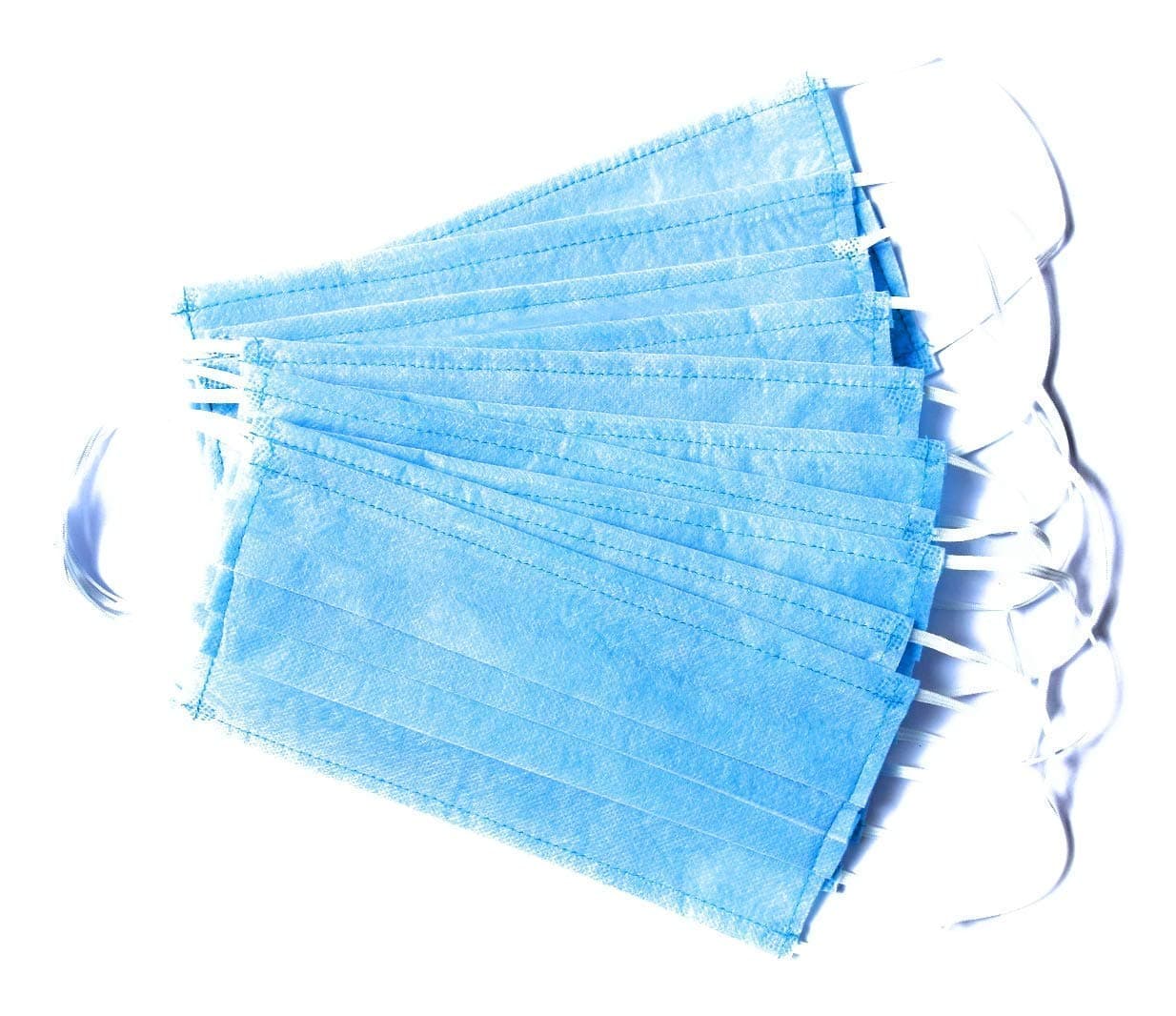 SILENT SILENT Disposable Surgical Air Polution Mask Face Mask, 3 PLAY Blue - 50 Pieces