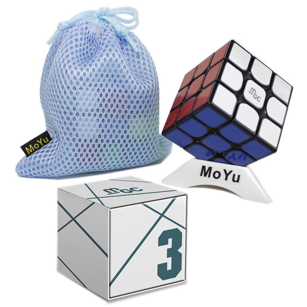 GoodPlay YJ MGC 3x3 Magic Cube 3x3 M Speed Cube Black Puzzle Toys