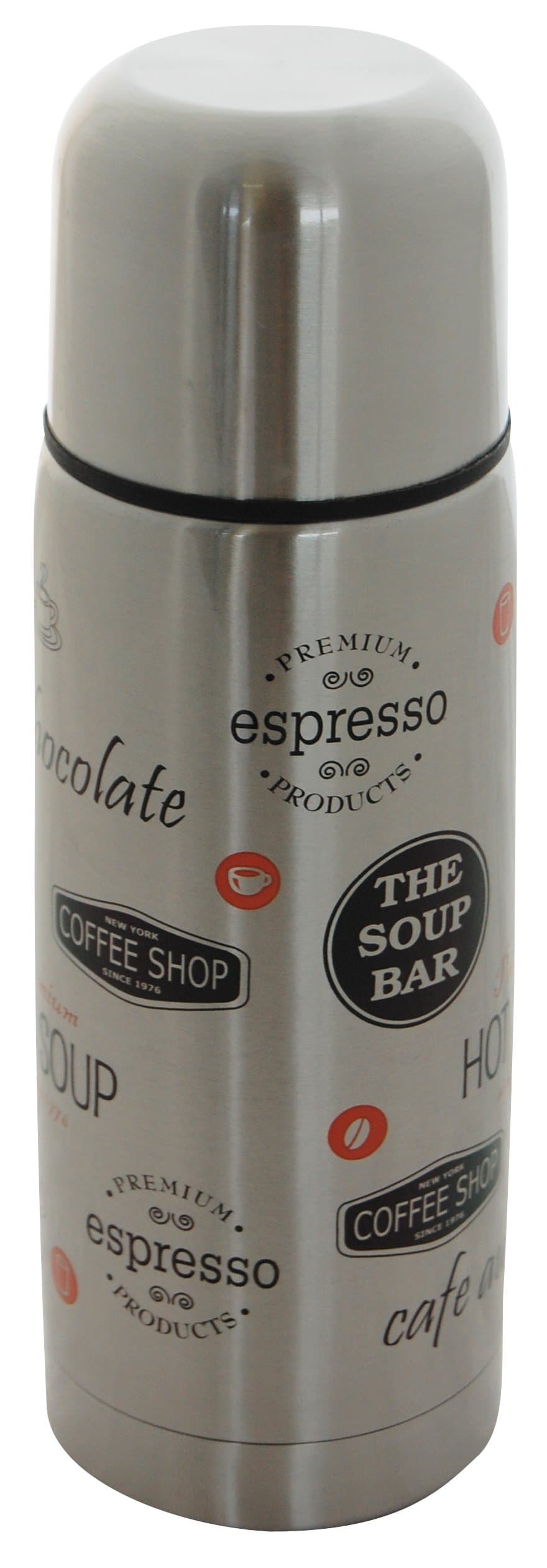 HOVAC 7.7 x 7.7 x 22.9 cm 0.5 Litre Stainless Steel Stamps "Country" Flask