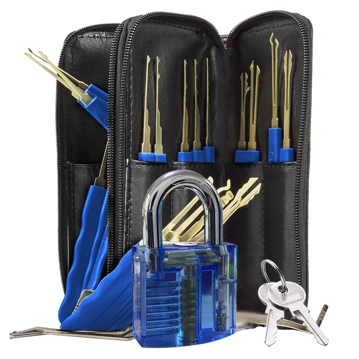 Lock Repair Set with Blue Lock - 24 PCS Tools