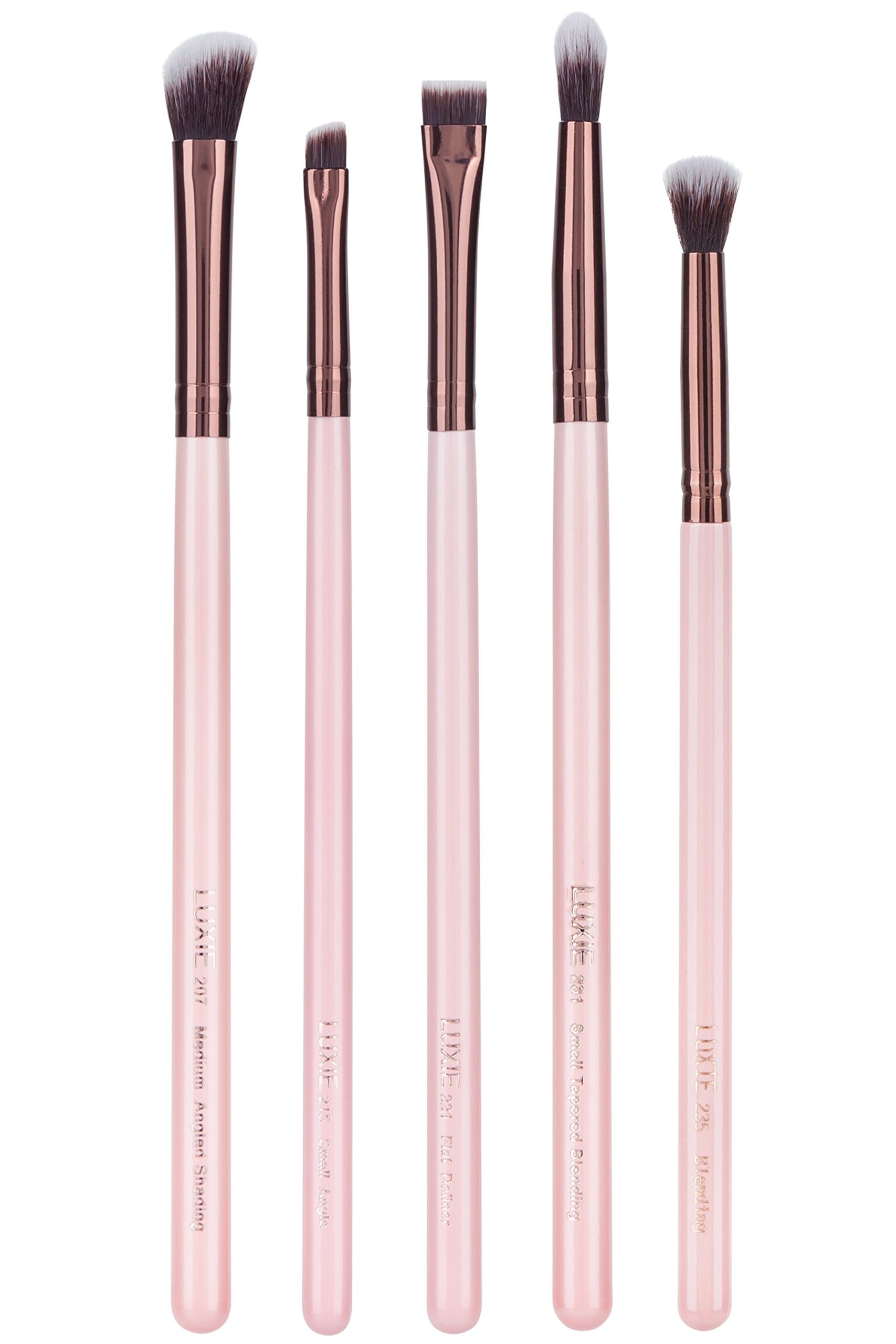Luxie Rose Gold Eye Essential Brush Set