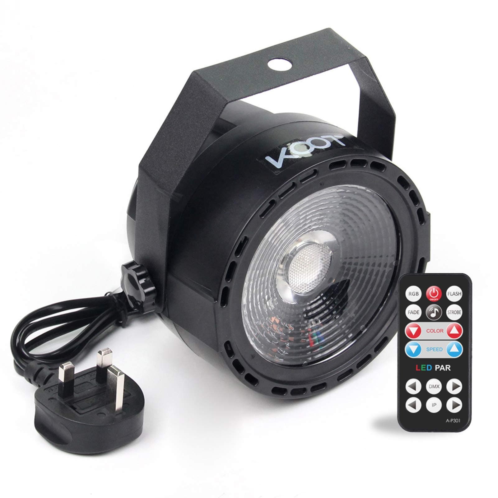 Stage Lights, KOOT LED Disco Lights With COB (Onboard Chip) Stage Lighting Activated By DMX Wireless Remote Control And Sound - For Wedding DJ KTV Bar Club Family Party Dance Performance Band.