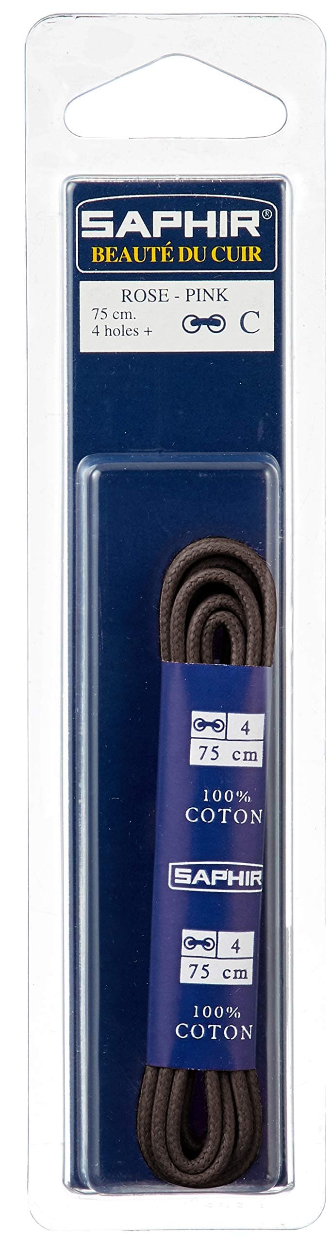 Saphir Laces - Round Waxed - 100% cotton