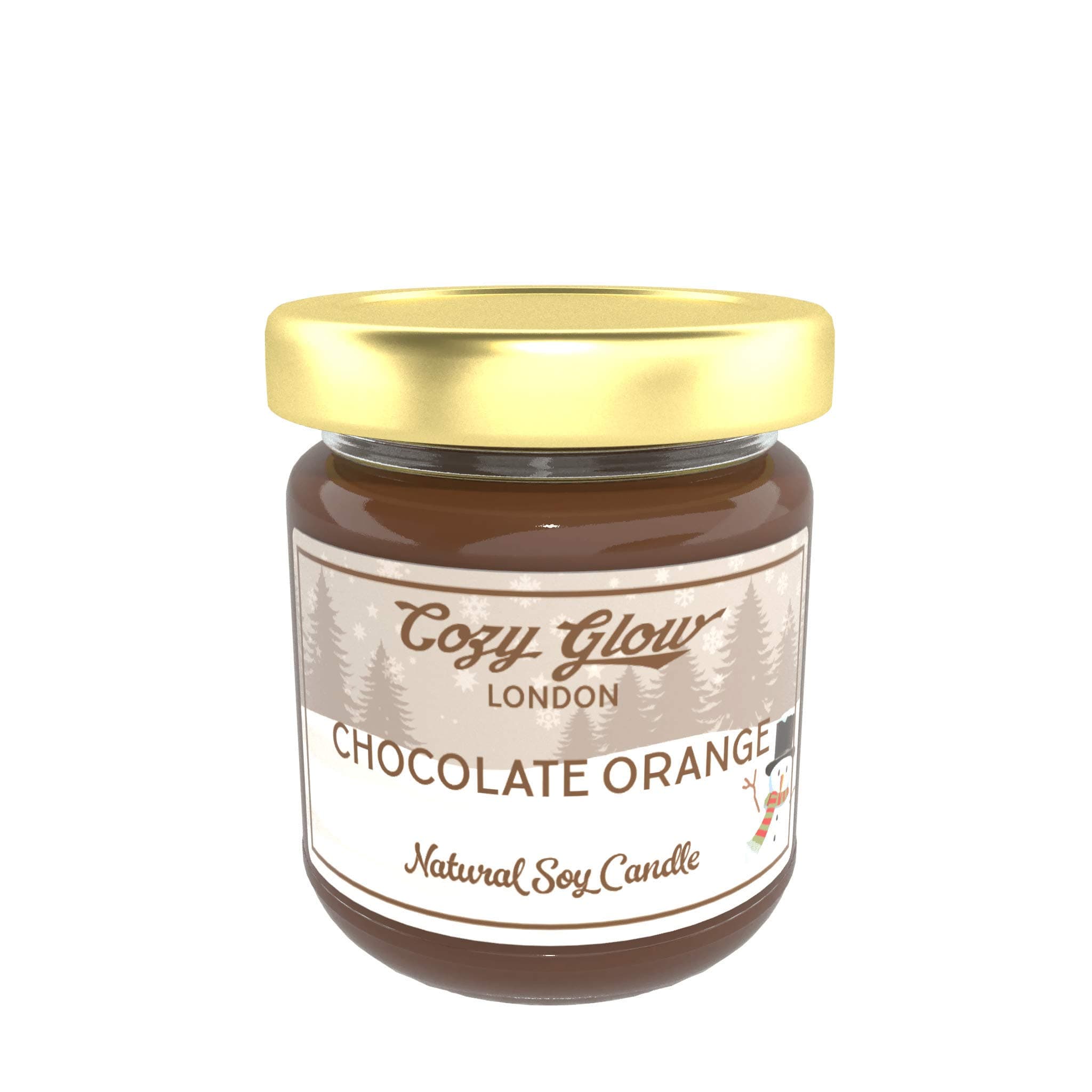 Chocolate Orange Regular Soy Candle 35 Hour Burn Time Eco Friendly by Cozy Glow
