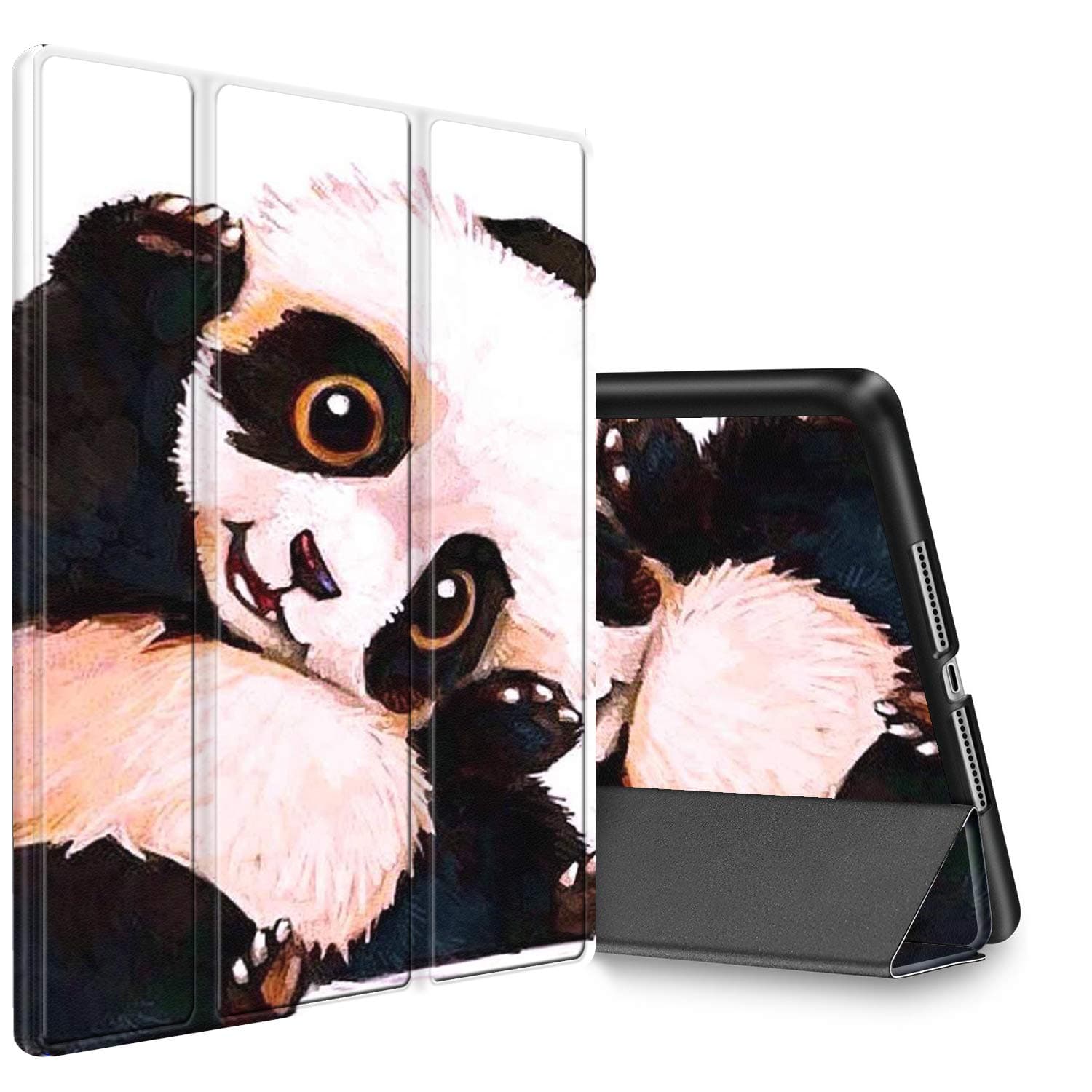 iPad 10.2 Case 2019,iPad 7th Generation 10.2" Tablet Case AIRWEE Slim Lightweight Stand Cover with Auto Wake/Sleep for iPad Air 2019,Cute Panda