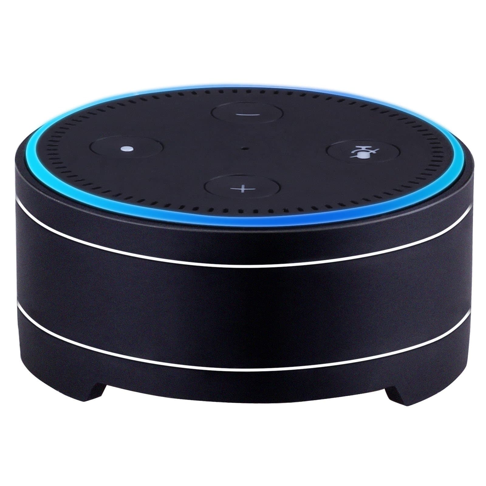 Speaker Stand for Amazon Alexa Echo Dot, Bresuve Aluminum Speaker Holder Case for Amazon Echo Echo Dot Stand Holder Base Station for Alexa Dot 1st and 2nd Generation(Black)