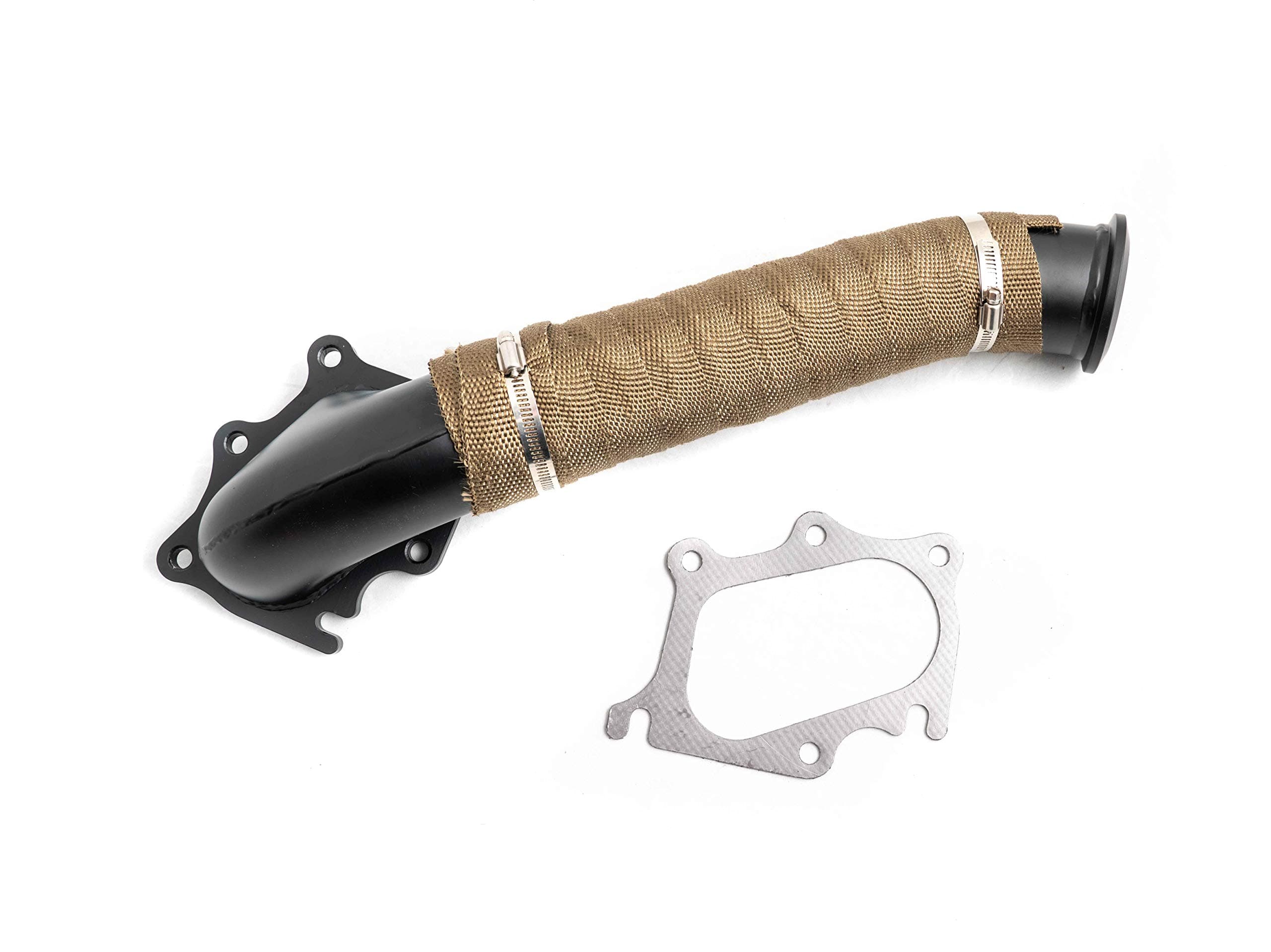 3" Turbo Down Pipe with Heat Wrap For 2001-2004 GM GMC Chevy 6.6L LB7 Duramax Diesel 6.6 Downpipe