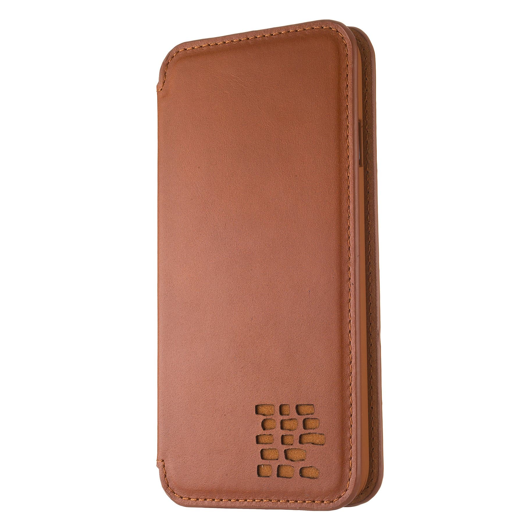 Ed Hicks Ultra Thin, Slim, Sleek & Stylish iPhone 8 Plus Real Leather Case. Genuine Premium Nappa Leather Cover with “Double Shield” Protection and Strong Magnetic Closure in Vintage Brown. The Roma