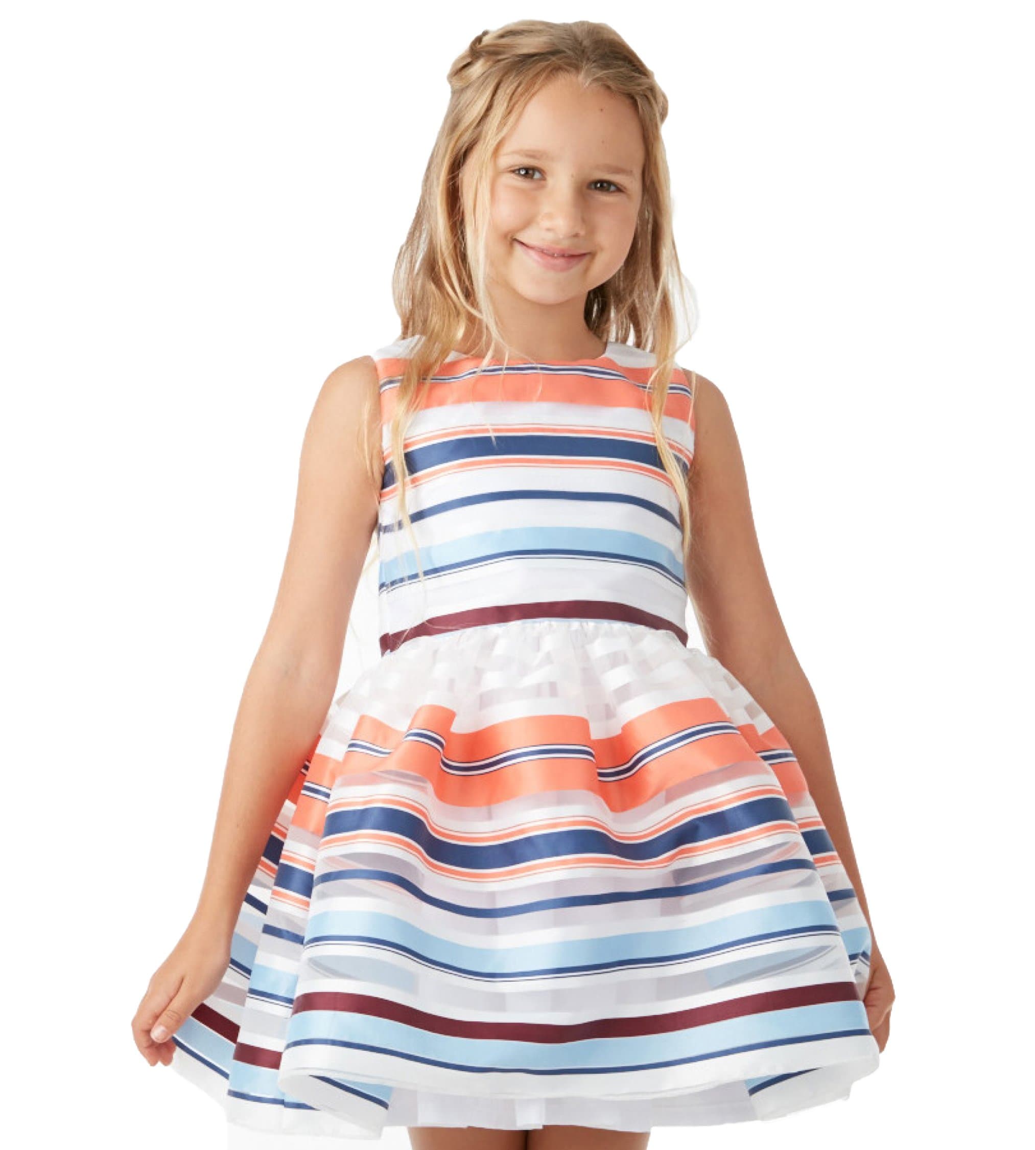 Halabaloo Elegant Stripe Dress Size 5