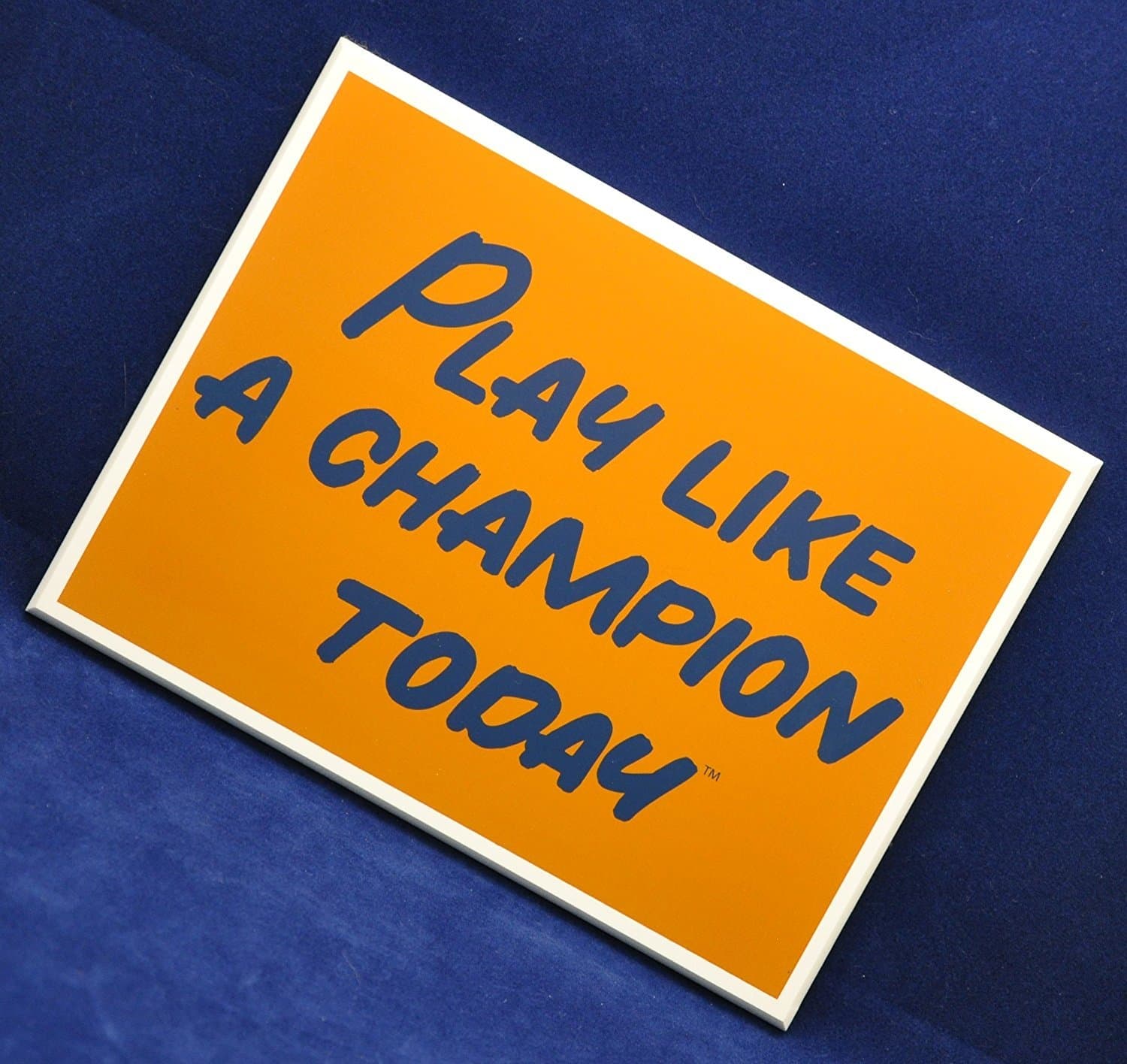 PLACT Play Like A Champion Today Sign