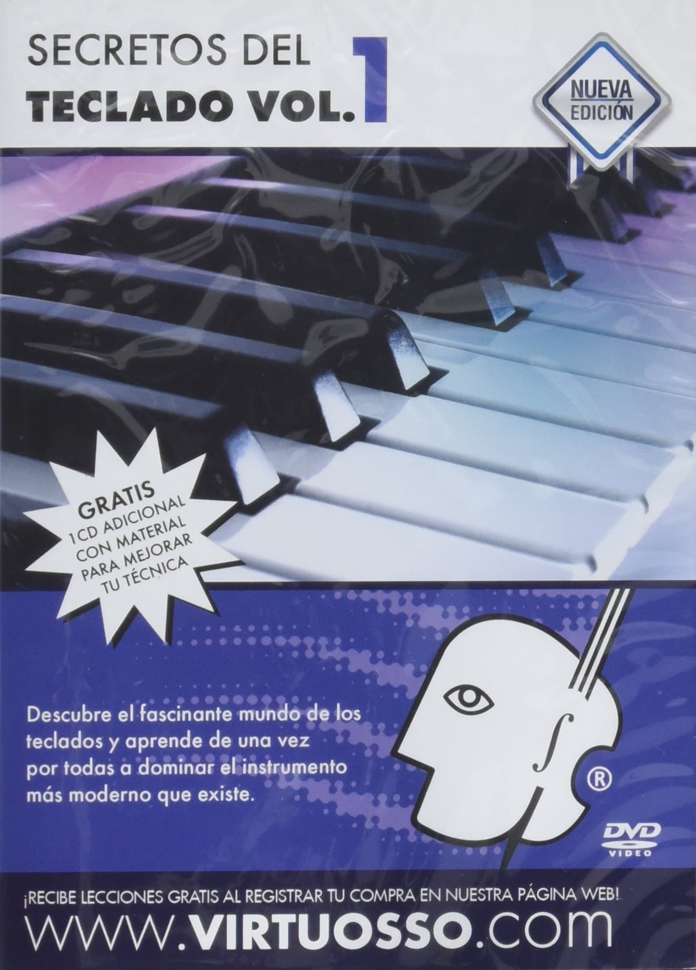 Musical Keyboard Method for Beginners Vol.1 (Curso De Teclados Para Principiantes Vol.1) SPANISH ONLY