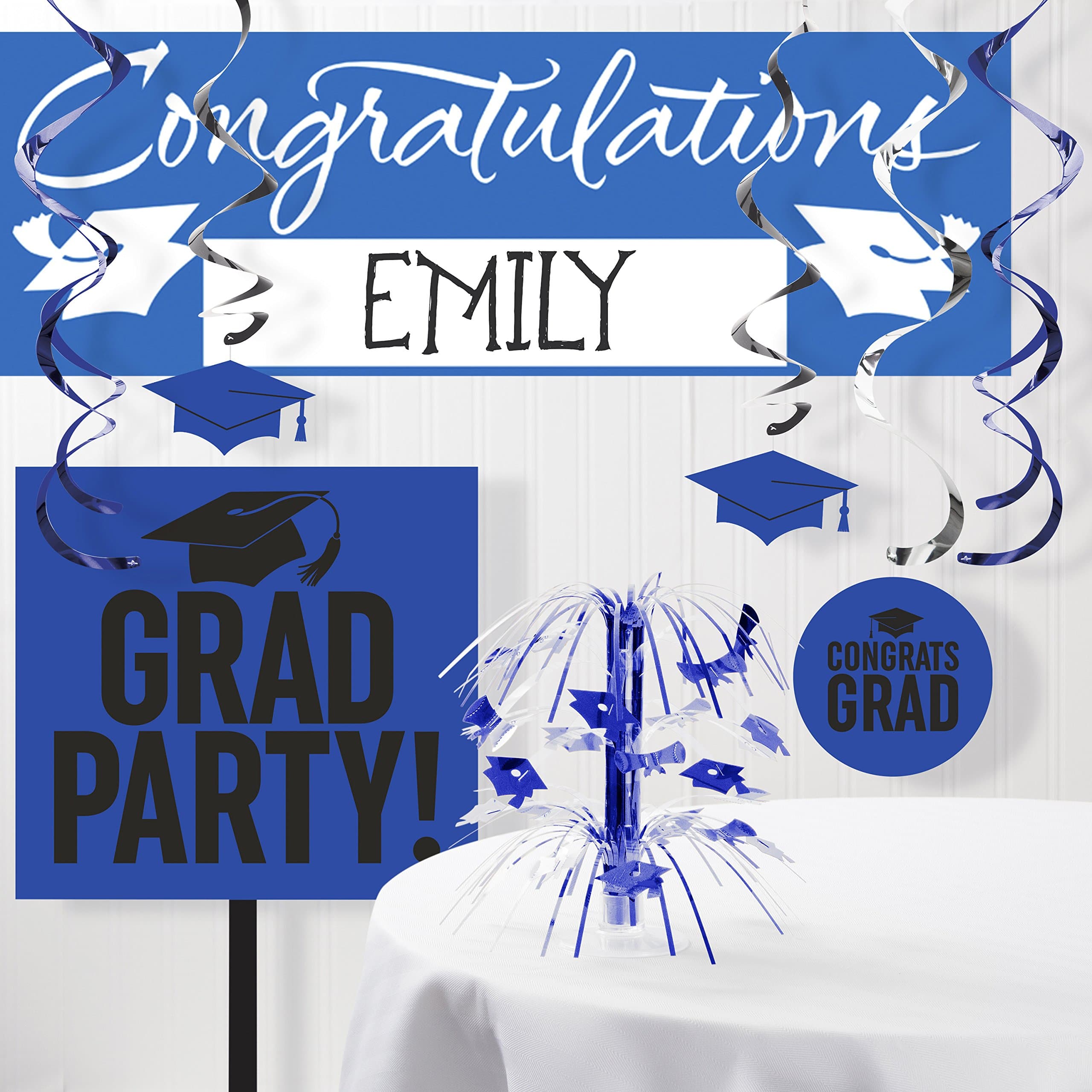Blue Graduation Decorations