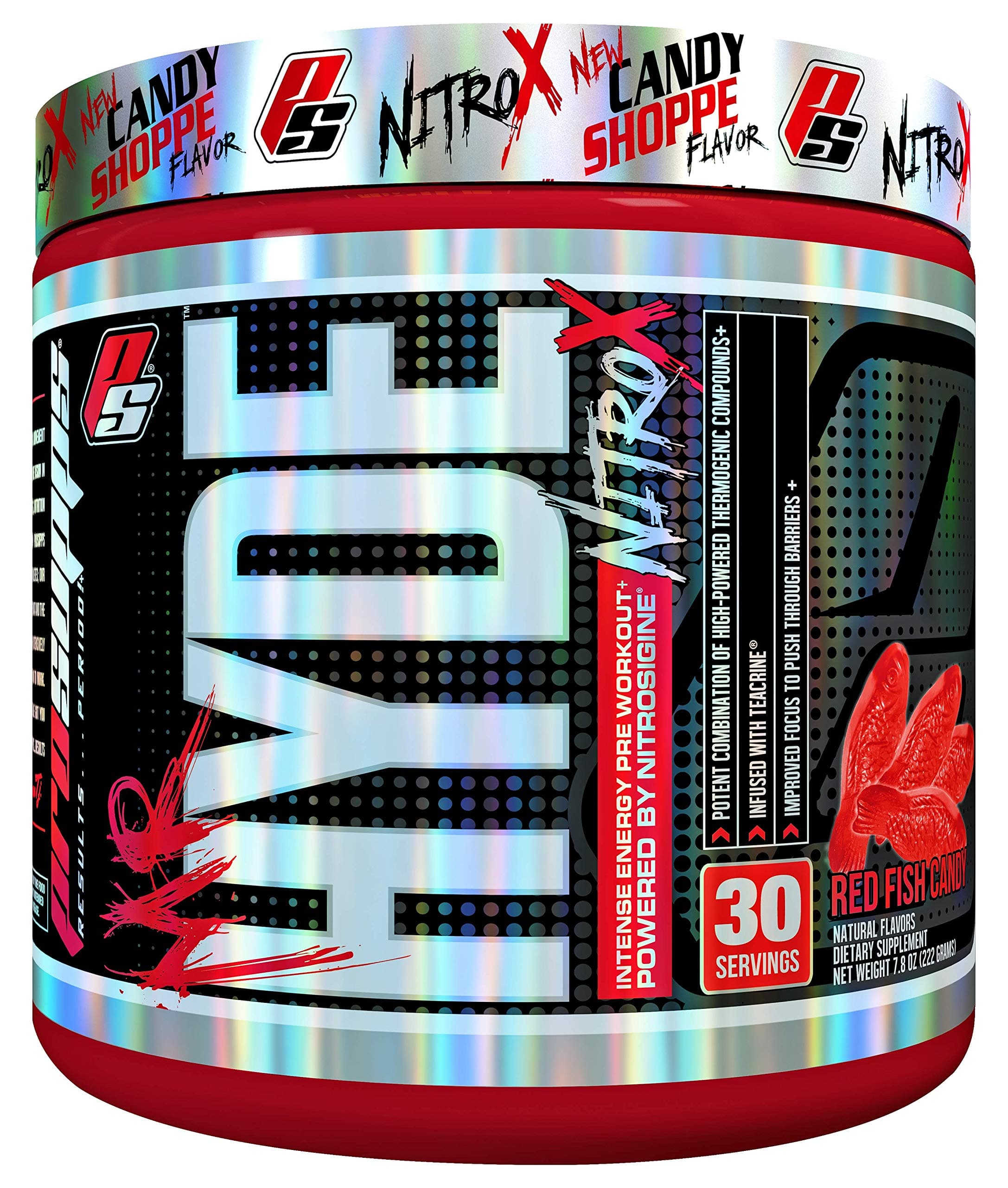 ProSupps Mr. Hyde NitroX Pre-Workout Powder Energy & Nitric Oxide Boosting Drink, Intense Sustained Energy, Pumps & Focus Powered by Yohimbe, Beta Alanine, Creatine & Nitrosigine, 30 True Servings