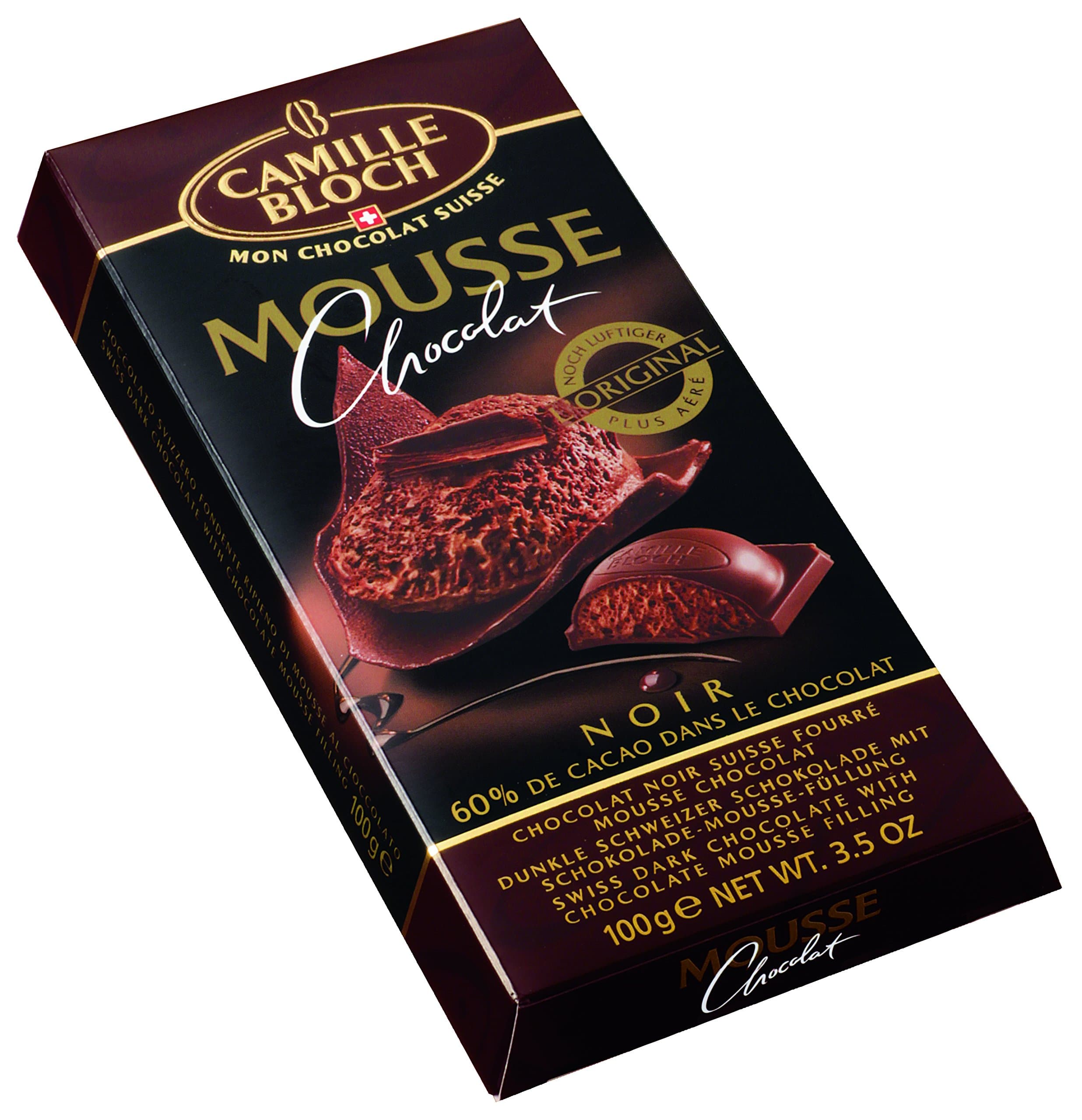 Camille Bloch Mousse Chocolat Noir 100