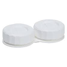 White Contact Lens Cases, 10 Count