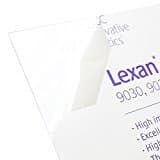 Lexan Sheet - Polycarbonate - .030" - 1/32" Thick, Clear, 24" x 48" Nominal (Genuine LEXAN Brand)