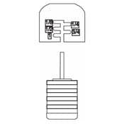 HUNTER Sprinklers 440200 Mini-Clik Rain Sensor Cap and Spindle Assembly