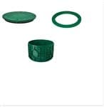 Tuf-Tite3PC Bundle 24x12 Riser, 24in Ring & 24 in Flat lid