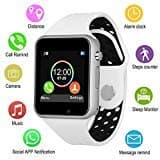 Smart Watches, JACSSO Touch Screen Bluetooth Smartwatch with Camera Unlocked Smart Watch with SIM TF Card Slot Smart Wrist Watch Compatible Android Phones Samsung LG iOS iPhone for Men Women Kids