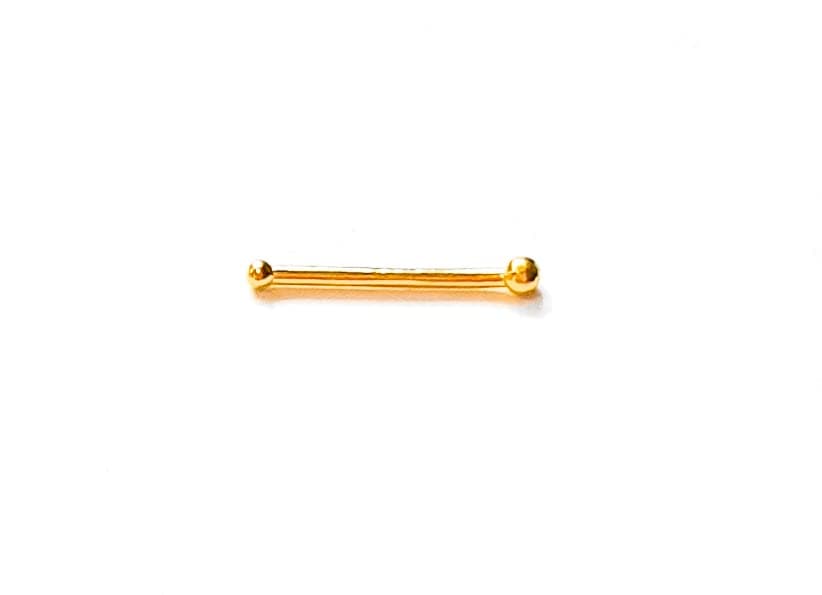 Gold Bone Nose Stud