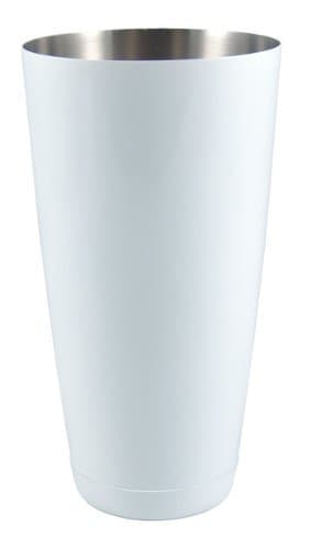 White - 28 oz. Weighted Cocktail Shaker Tin