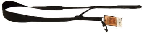 71070-BK Long Hollow Leather Mandolin Softy Strap - Black