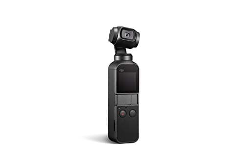 DJI OSMO Pocket Handheld 3 axis Gimbal with Integrated Camera (Black) | 12 MP Camera | 4K Video at 60 FPS