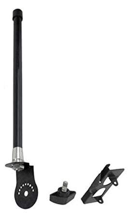 A2D 2 Way Adjustable Car Bonnet VIP Decorative Antenna Black for Hyundai Verna Transform