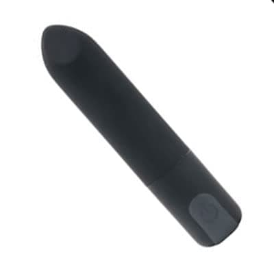 Strong Shock Bullet Setting, 10 Modes Power Bullet Tool Soft Silicone Toys for Men Women, Waterproof Mini Travel Small Bullet Toys Perfect for Relief Pains and Sport Recovery (Black)