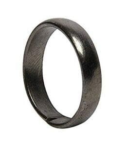 ASTROGHAR Black Horse Shoe Ring