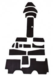 BlackTip Jetsports Interior Traction Mat Set for SeaDoo 2007-2012 Speedster 150 All Models (White Granite)