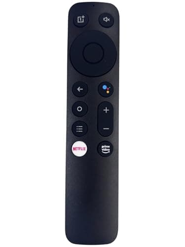 Bluetooth Voice Remote Control with Voice Function Compatible with U1 / U1S / Y1S / Y1S Edge / Y1S Pro OnePlus Smart Andorid LED TV [Oneplus Tv Remote] 1+ Remote Control - Pairing Must !