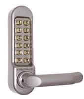 Borg 7001 Digital Push Button Lock - 70mm Heavy Duty Mortice Latch - Satin Chrome