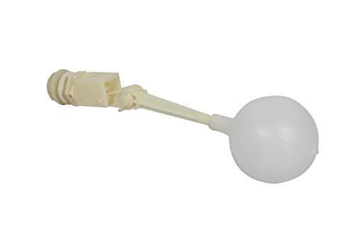 SHRUTI Water Cooler Adjustable ABS Ball Cock Float Valve 1/2" with 75mm PVC Round Ball White - BC 12,