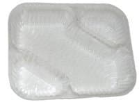 25 X Nacho Trays with 2 dips compartments Disposable