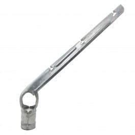 1-5/8" X 1-5/8" Barbed Wire ARM - 45-Degree for Chain Link Fence (6 Pack)