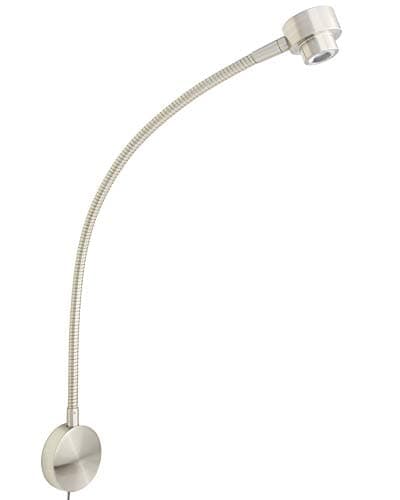 acegoo Dimmable Bedside Reading Light, Minimalist LED Bed Light, 360° Flexible Gooseneck & 320° Rotatable Lamp Head with Touch Dimming Switch, Wall Headboard Surface Mount