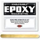 Hardman Double Bubble Black Regular Setting (45 min) Thin Epoxy (#04006) (5 Pack)