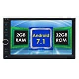 Eincar 7 inch Car Stereo Android7.1 Touchscreen Double Din Autoradio in Dash 1080P Video Car Player Quad-Core CPU GPS Navigation Support Wifi Bluetooth RDS SD/USB/3G/OBD2/ Apple Play Mirrorlink P