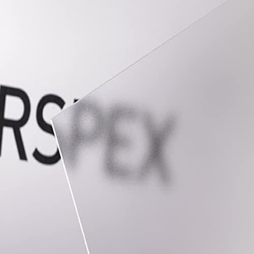 3mm Perspex Single Sided Frosted Gloss Acrylic Plastic Sheet 13 Sizes to Choose (297mm x 210mm / A4)