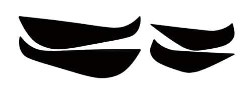 Carbon Look Inside Door Covers for 2017 2018 2019 2020 2021 2022 Kona